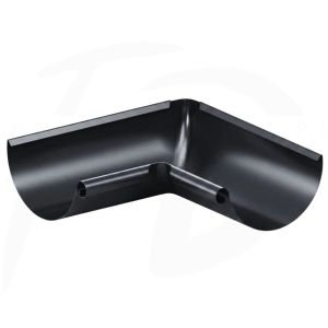 Narożnik wewnętrzny kąt dowolny 80-179° stalowy ⌀ 130 firmy KROP kolor czarny